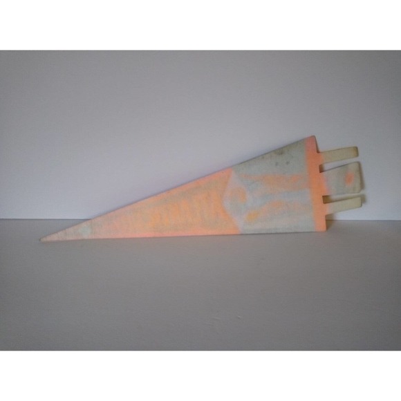 Atlantic City Banner Felt Pennant Steel Pier Convention Hall Vintage Uncut - Picture 7 of 7